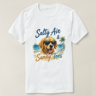 Camiseta Ar Salgado Dedos Areiados Golden Tee