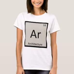 Camiseta Ar - Símbolo da Tabela Periódica de Química Arquit