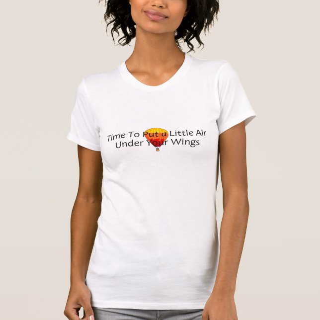 Camiseta Ar SUPERIOR sob suas asas (Frente)