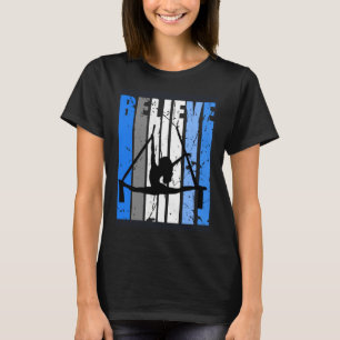 Camiseta Ar Yoga Dança Aérea Blue Yoga Acredite Dançarino M