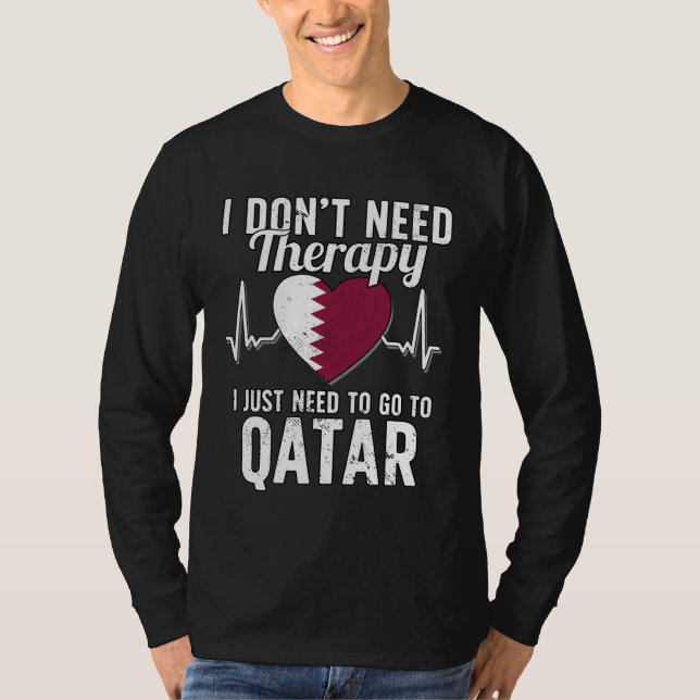 Camiseta Arab Flag I Qatar Flag I Vacation  I Qatar (Frente)