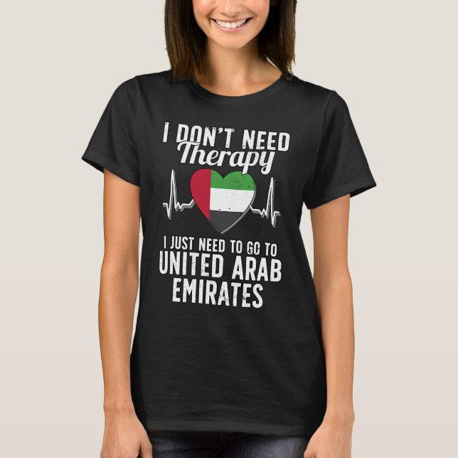 Camiseta Arab I United Arab Emirates Flag I United Arab Emi (Frente)