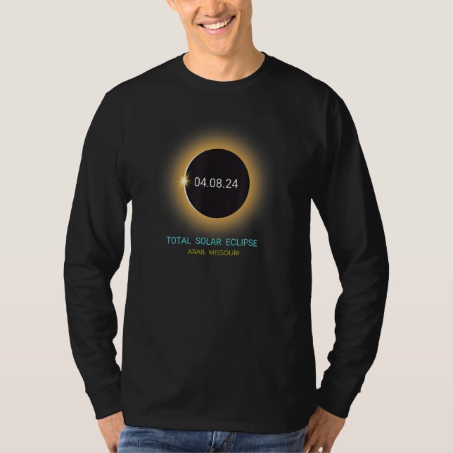 Camiseta Arab MO Total Solar Eclipse 040824 Missouri Souven (Frente)