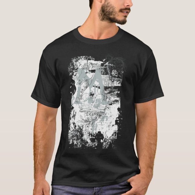 Camiseta Arábano-cavalo andaluz (Frente)