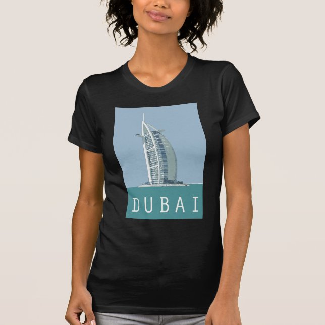 Camiseta Árabe do al de Dubai Burj (Frente)