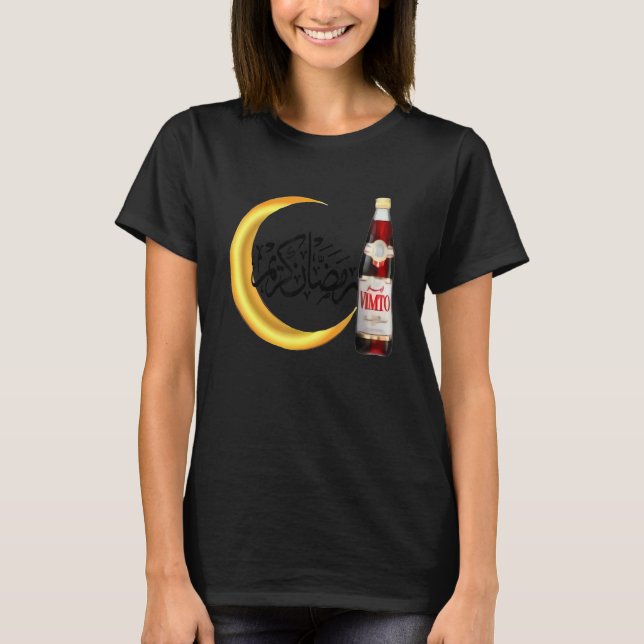 Camiseta Arabe Fasting Iftar Vimto Happy Ramadan Kareem (Frente)
