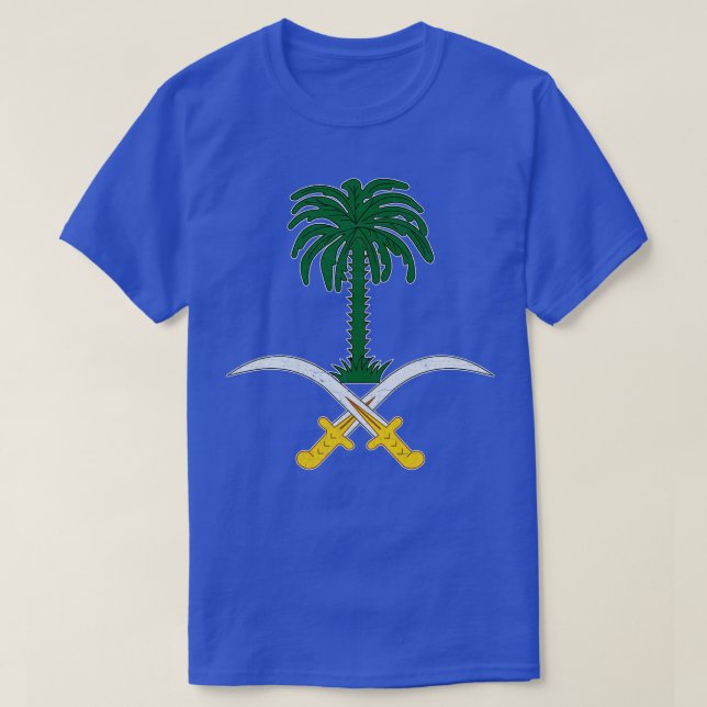 Camiseta Arábia Saudita desbotou o sinalizador de estilo De (Frente do Design)