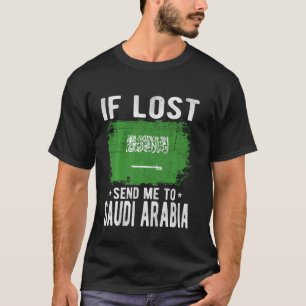 Camiseta Arábia Saudita Flag Souvenir - Se perdido envie-me
