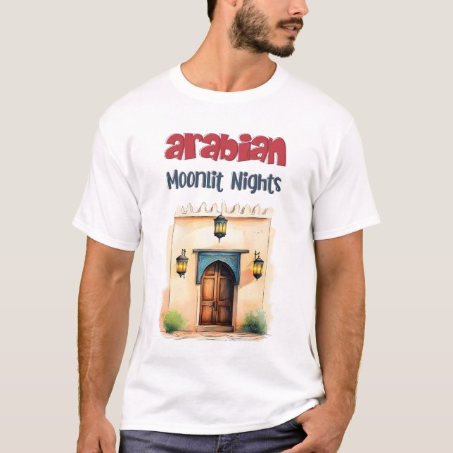 Camiseta Arabian Ramadan Moonlit 1001 Noites (Frente)