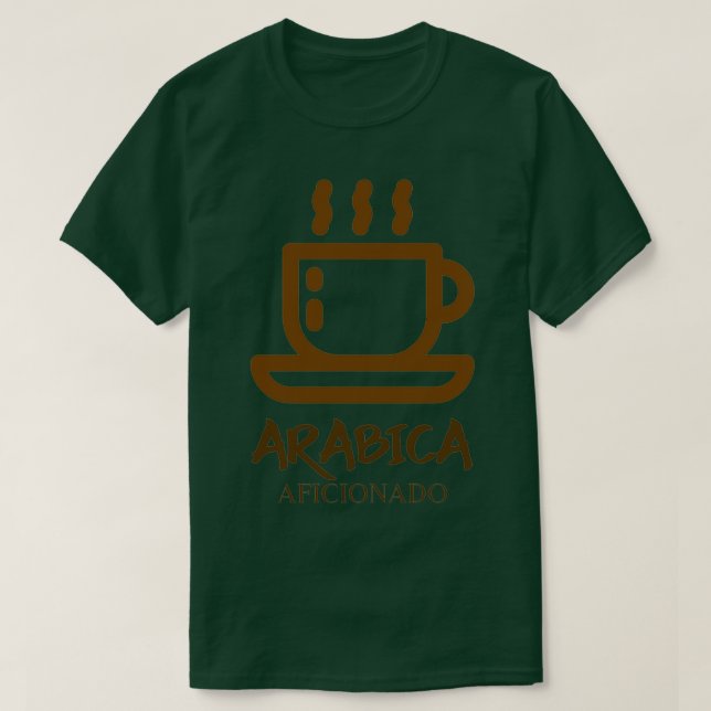 Camiseta Arabica Aficionado (Frente do Design)