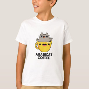 Camiseta Arabicat Café Cute Arabica Cat Pun