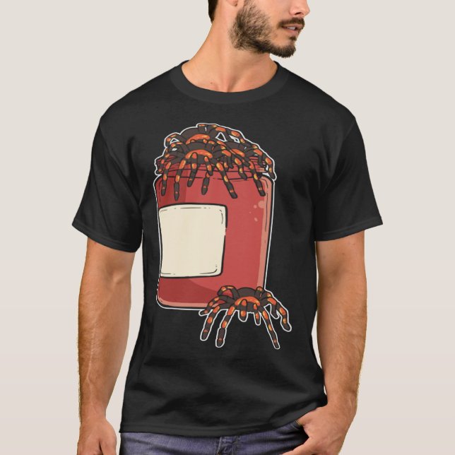 Camiseta Arachnid Spiders In Bottle Cute Tarantula For Kids (Frente)
