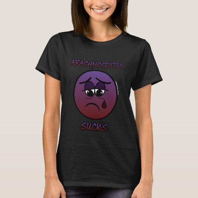 CAMISETA ARACHNOIDITITE SUCKS (Frente)