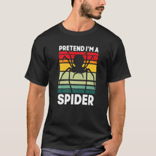 Camiseta Aracnídeos da Web Aracnófilos de Aranha-Aranha Ret
