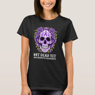 Camiseta Aracnoidite Sensibilização Flor Gráfico Câncer