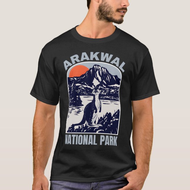 Camiseta Arakwal � o horizonte sem fim da Austrália (Frente)