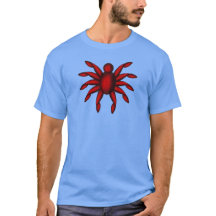Aranha Alien Vermelha Criatura Abstrata
