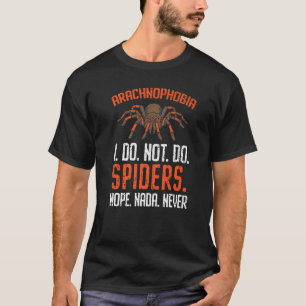 Camiseta Aranha-Aranha-Aranha-Arachnid Tarantula