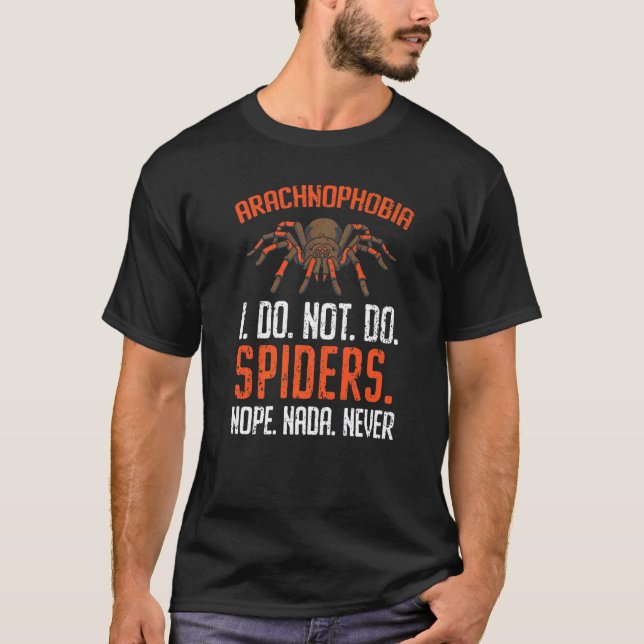 Camiseta Aranha-Aranha-Aranha-Arachnid Tarantula (Frente)