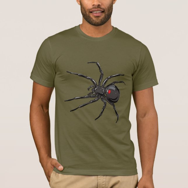 Camiseta Aranha-Aranha-Vaca-Preta (Frente)