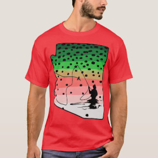 Camiseta Aranha-Arco-Arco Voo Peixe Arizona Voo Pesca Pesca