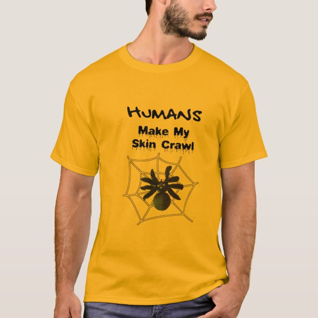 Camiseta Aranha assustador (Frente)