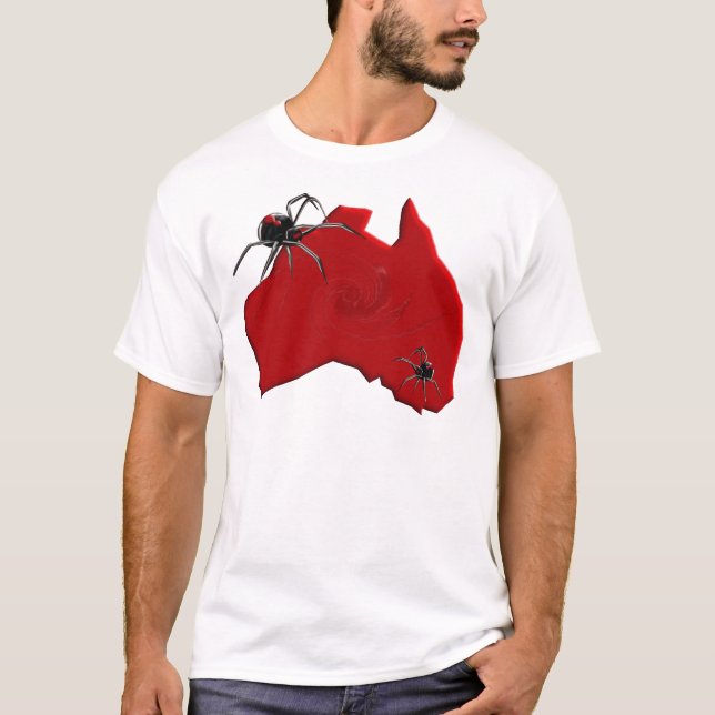 Camiseta Aranha Austrália do Redback (Frente)