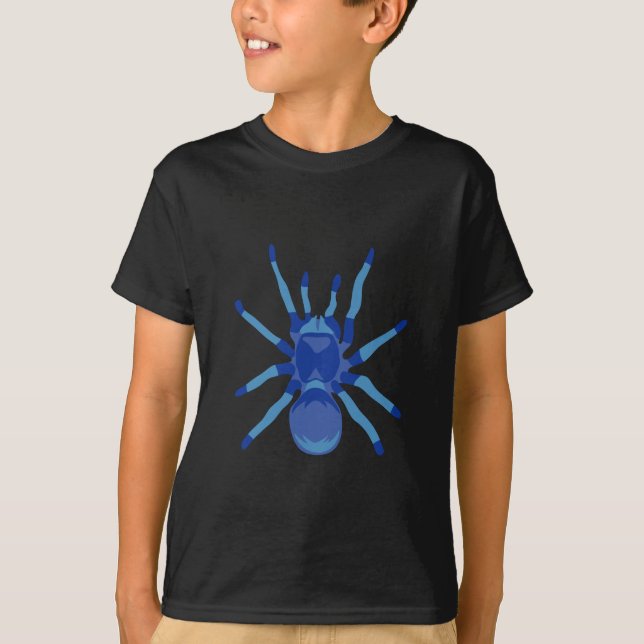 Camiseta Aranha (Azul) (Frente)