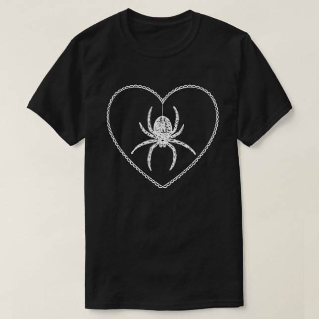 Camiseta Aranha Coração (Frente do Design)