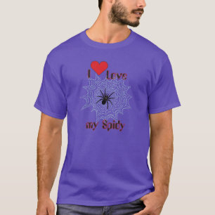 Camiseta Aranha de cruz na rede