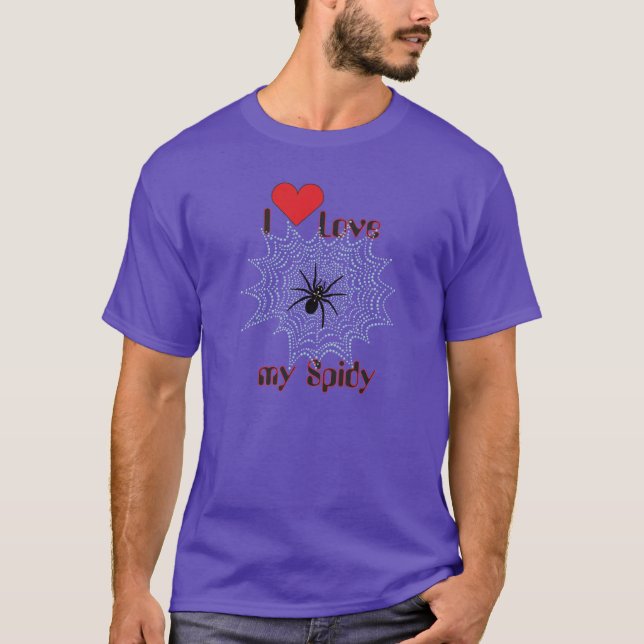 Camiseta Aranha de cruz na rede (Frente)