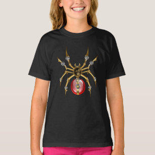 Camiseta Aranha-do-galo em preto