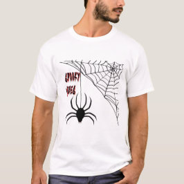 Camiseta Aranha-do-Halloween assustadora