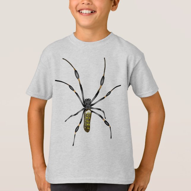 Camiseta Aranha dourada da esfera (Frente)