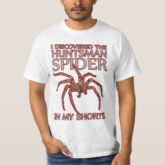 Camiseta aranha engraçada do caçador em meu t-shirt da