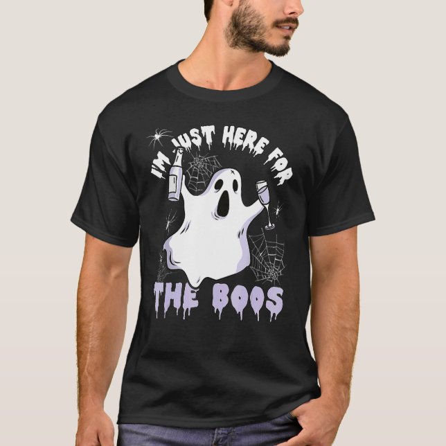 Camiseta Aranha Fantasma De Halloween, Aqui Para O B (Frente)