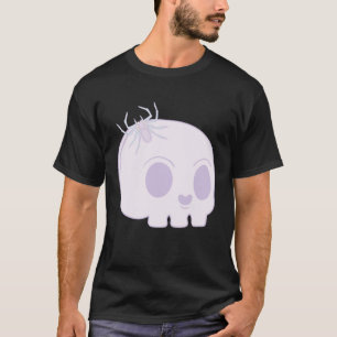 Camiseta Aranha-Gótico Esotérica Caveira Lilac Oculta Com