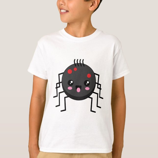 Camiseta Aranha Kawaii Cute (Frente)