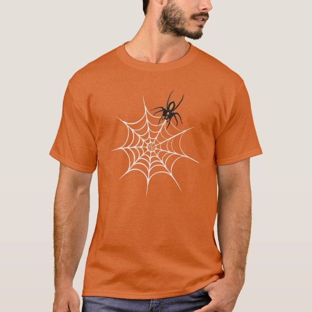 Camiseta Aranha Negra E Aranha Branca. (Frente)