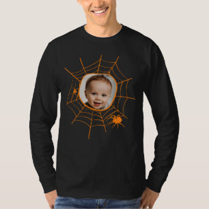 Camiseta Aranha teia aranha borweb spooky fotografia laranj