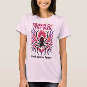 Camiseta Aranha Viúva Negra Elétrica