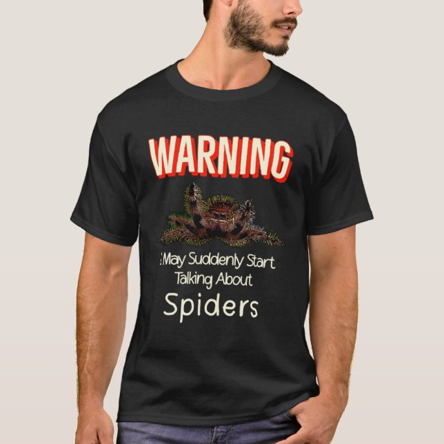 Camiseta Aranha Voadora Avisadora Spooder Mãe Spooder (Frente)