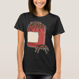 Camiseta Aranhas Aracnidas Na Tarânula De Garrafa Para Cria
