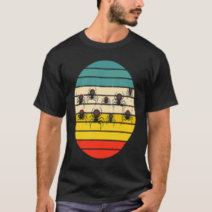 Camiseta Aranhas de Viúvas Negras Retro para Homens Mulhere