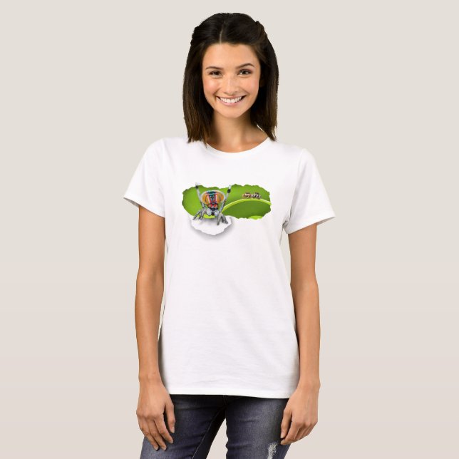 Camiseta Aranhas do pavão (Frente Completa)