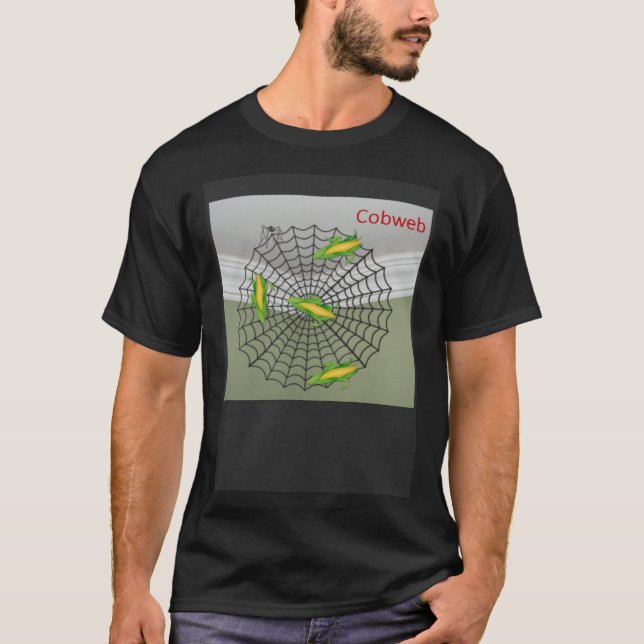 Camiseta Aranhas Fleas cortadas em milho na rede Corny na (Frente)
