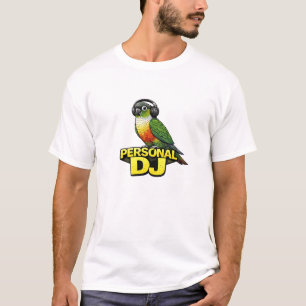 Camiseta Arara Conure de Bochecha Verde DJ Pessoal