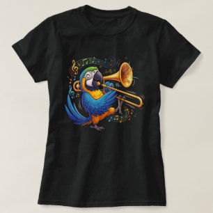 Camiseta Arara Mais Alta Que Trombone