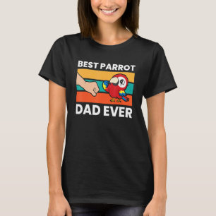 Camiseta Arara Vermelha Papagaio Papai Melhor Papai Papagai