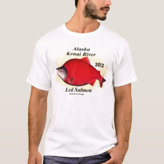 Camiseta ARASKA　Kenai River Red Salmon   【HOKKAIDO JAPAN